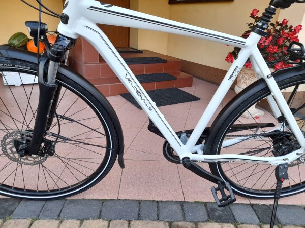 ROWER-VELO-DE-VILLE-TREKKING-A400-TARCZE-HYDRAULIK-Plec-kobieta-mezczyzna-dziewczynka-chlopiec